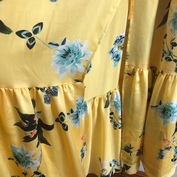 INC Ruffle Hem Wrap Dress 👗 - Picture 7 of 9